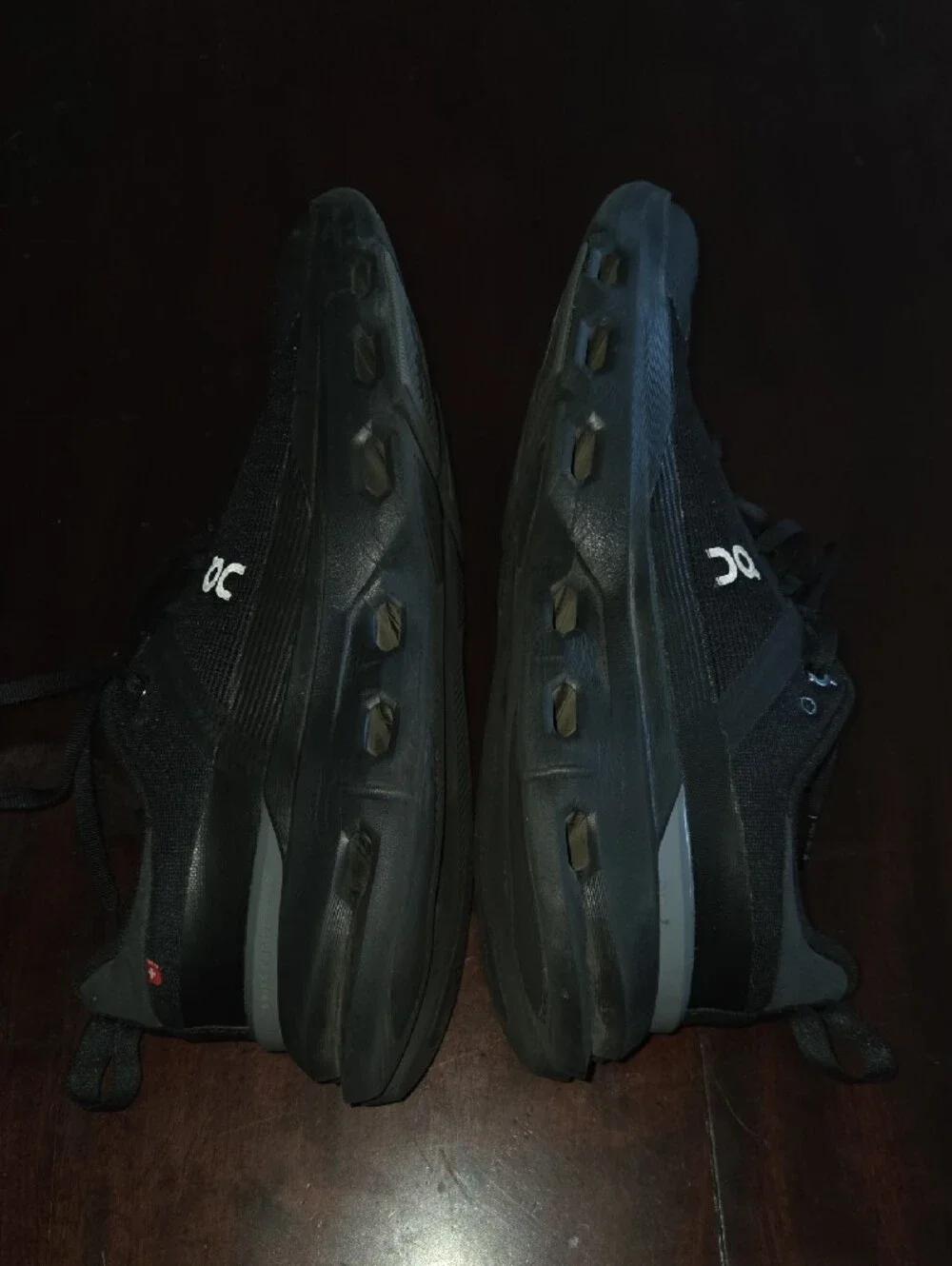 On Cloudpulse Next.  Black/grey Men's 9.5.